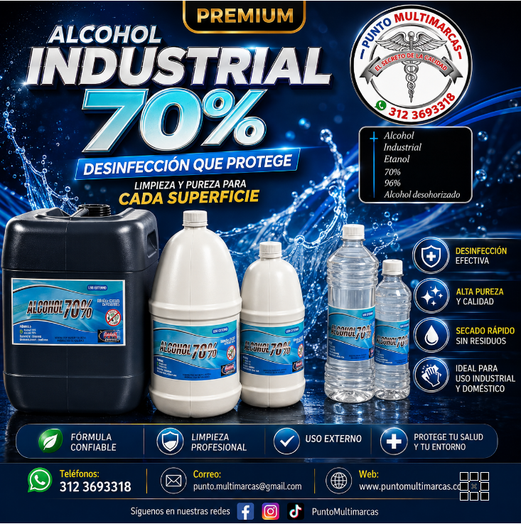 Alcohol Industrial 70%